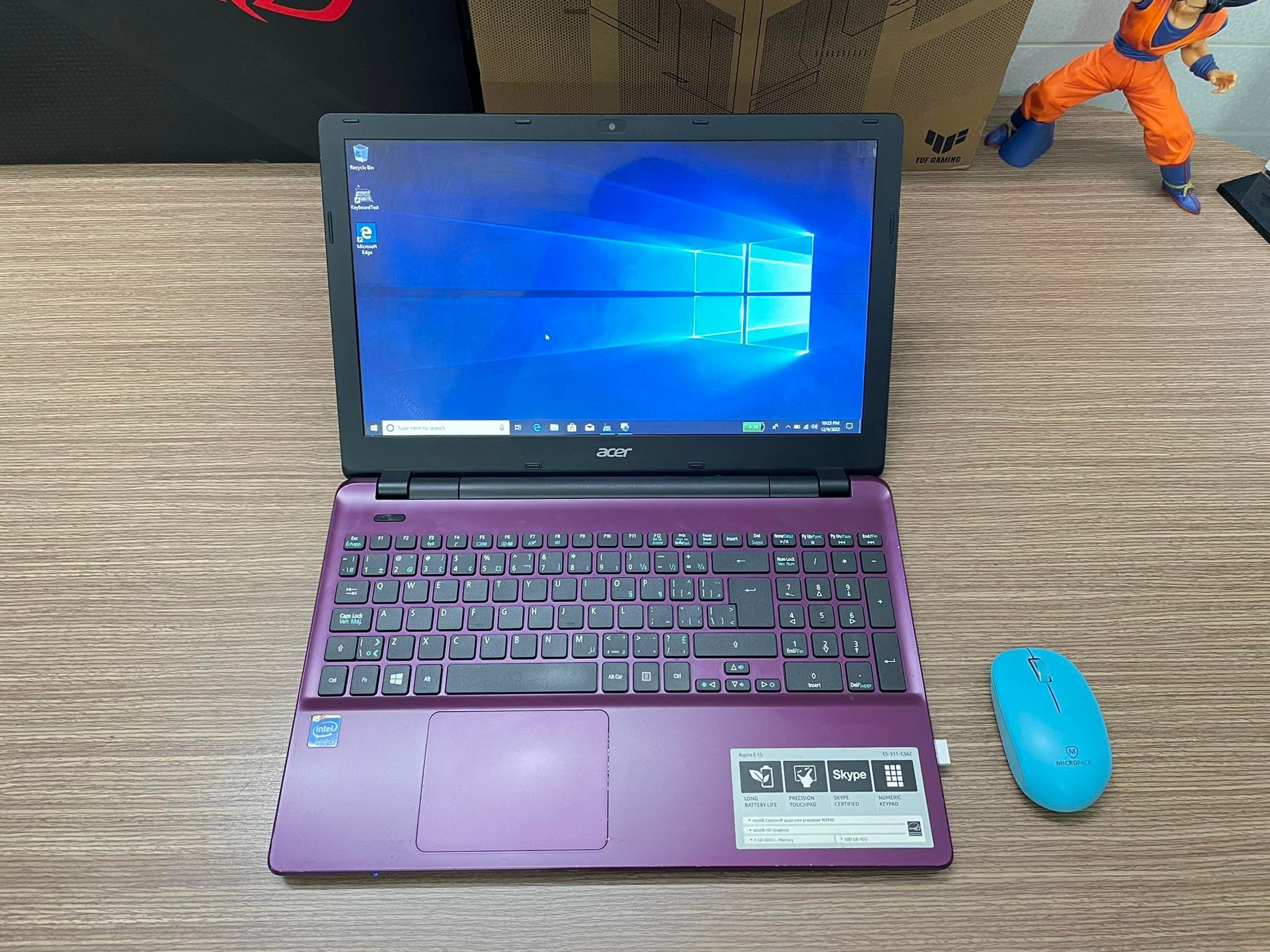 ACER ASPIRE E5-511 CELERON N2940 RAM 4GB HDD 500GB 15.6INCH PIN 5H GIÁ RẺ