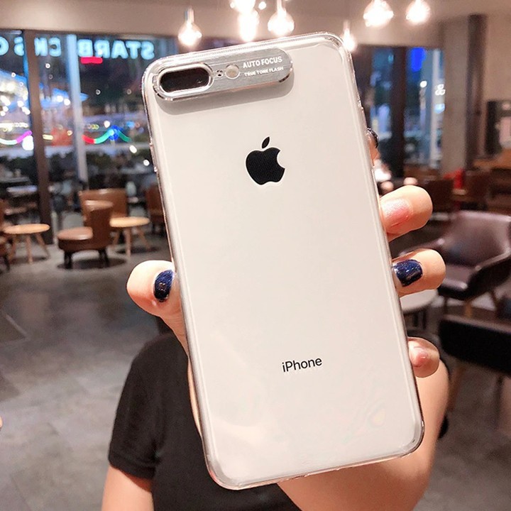 Ốp Auto Focus Iphone 7Plus/8Plus Trong Suốt Bảo Vệ Camera