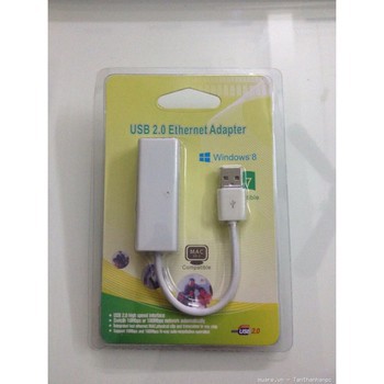 Cáp chuyển usb sang LAN Internet, USB To Lan