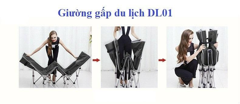 Giường gấp du lịch Nikita (DL01)