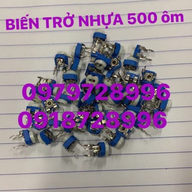 Biến trở nhựa 500 ôm -501 gói 50 cái