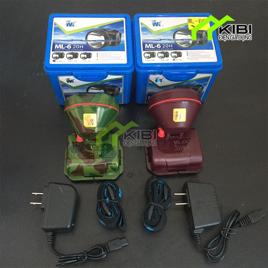Đèn pin đội đầu, đèn pin đeo đầu ML6