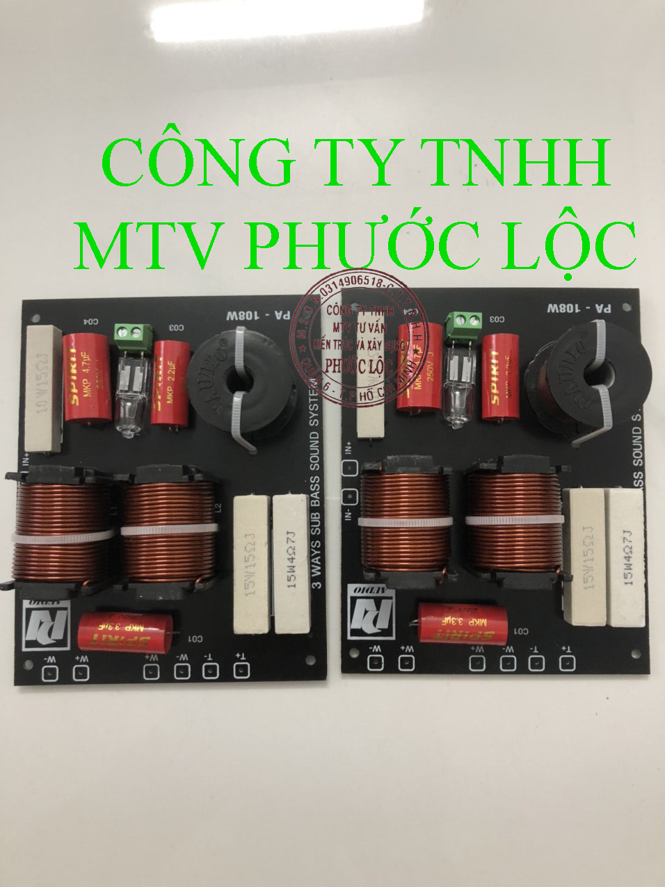 MẠCH PHÂN TẦN 3 WAYS ( 2BASS+1TRESS- PA108W)- 1 CẶP