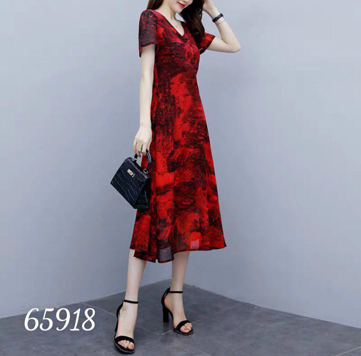 ĐẦM XÒE DỰ TIỆC LOAN MÀU DỄ THƯƠNG-D03