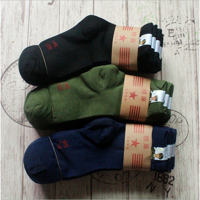 [HCM]Tất Quân Đội Cotton Dài Phong Cách Quân Đội siêu bền.