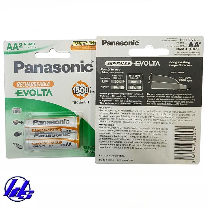 Pin sạc AA Evolta 1100mAh - Vỉ 2 viên