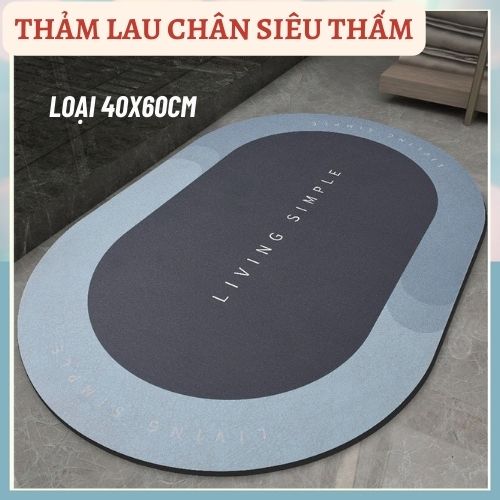 Thảm lau chân chống trượt - thảm hút nước siêu thấm hàng loại 1