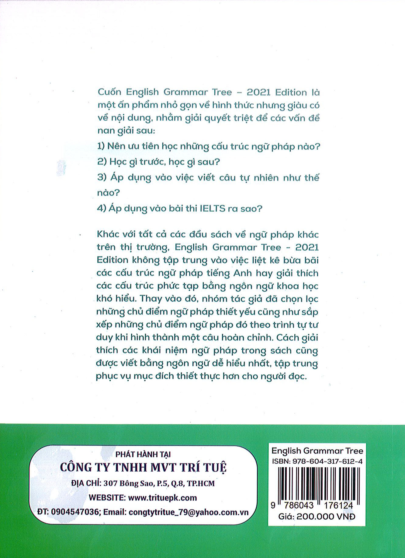 [HCM]Sách -English Grammar Tree