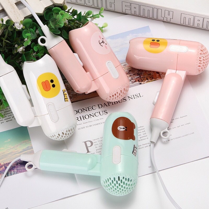 Máy xấy tóc mini bỏ túi du lịch icon siêu cute