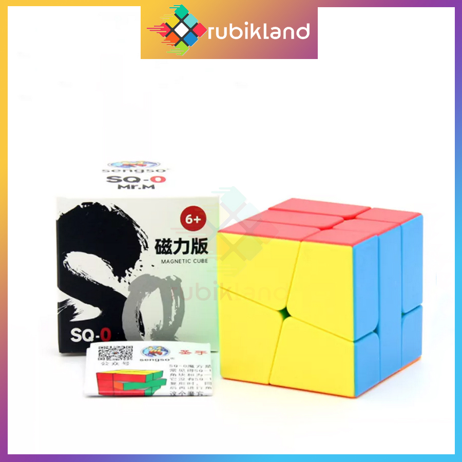 Rubik mr. m square-0 sengso rubic biến thể shengshou mr.m sq0 có nam châm đồ chơi trí tuệ