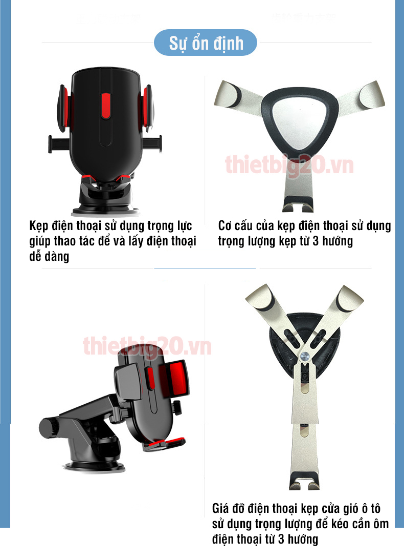 GIÁ ĐỠ ĐIỆN THOẠI XE HƠI - DÁN TÁP LÔ