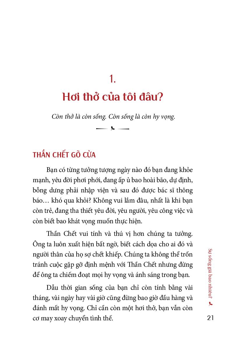 Fahasa - Sự Sống Giá Bao Nhiêu?