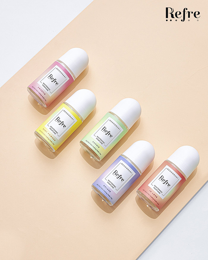 Lăn Khử Mùi Refre 40ml - Hương Phấn