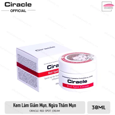 [HCM]Kem dưỡng làm giảm mụn mủ mụn sưng đỏ Ciracle Red Spot Cream 30g _ Ciracle Chính Hãng