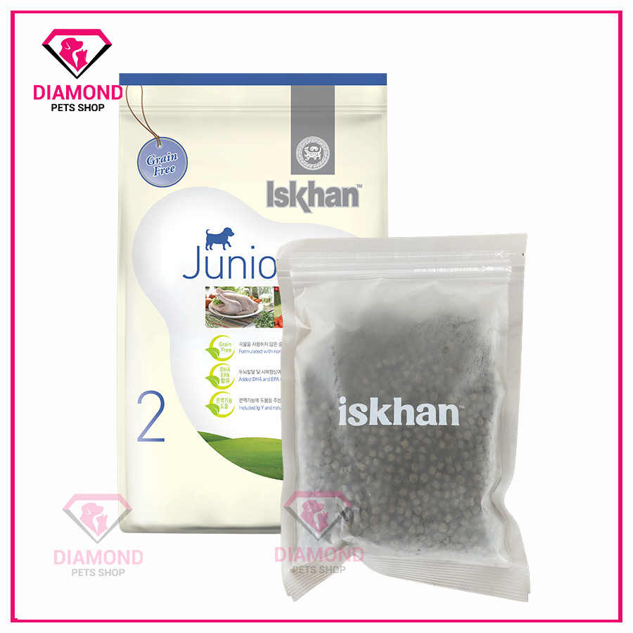 [1,2 kg] Thức ăn hạt ISKHAN JUNIOR dành cho chó nhỏ túi 1,2kg