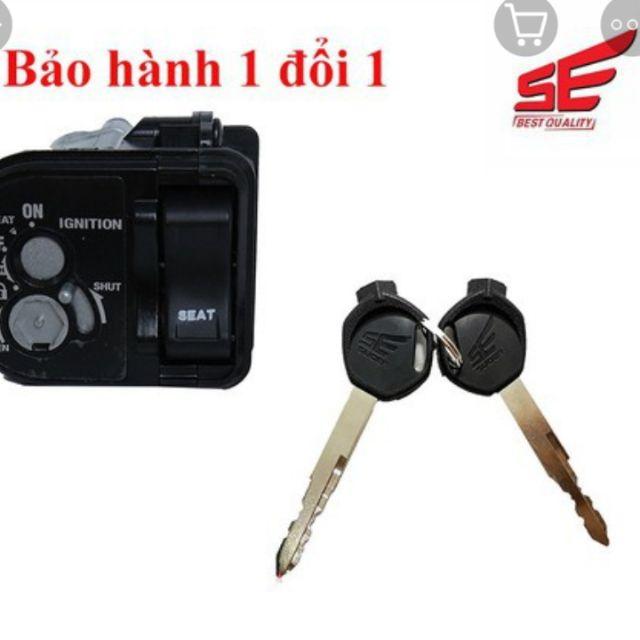 Ổ khóa trống trộm xe vision 2015 dòng 2 cạnh
