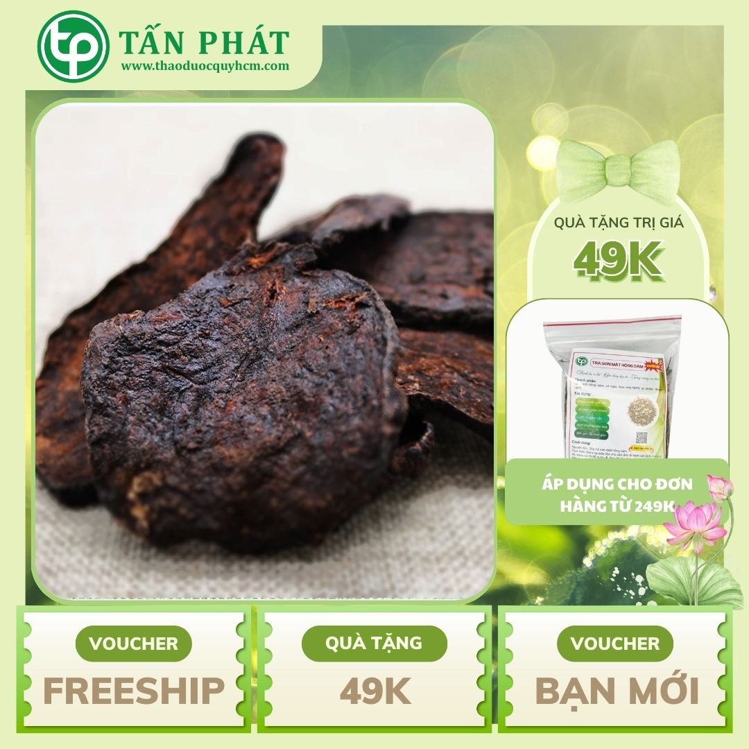 Củ Hà Thủ ô Đỏ Cao Cấp 500g Đã Qua Sơ Chế Với Đỗ Đen