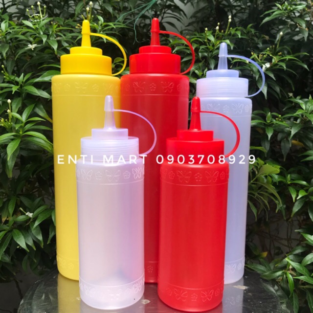 Chai đựng sốt, tương ớt, thạch 500ml-700-1000ml