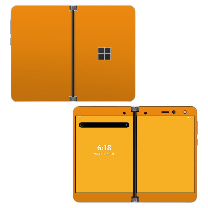 Skin decal dán Surface Duo mẫu Solid State Orange
