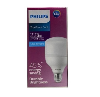 BÓNG ĐÈN LED BULB PHILIPS 22W HI-LUMEN TFORCE CORE HB MV ND E27 GEN3 ( THAY THẾ BÓNG COMPACT CÔNG SUẤT CAO )