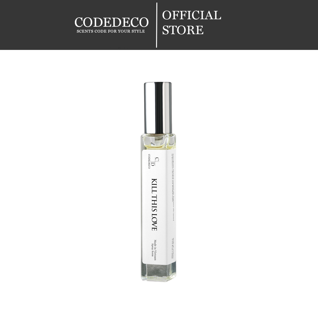 Tinh dầu nước hoa CODEDECO Kill This Love 10ml - Hấp dẫn, thu hút, trưởng thành