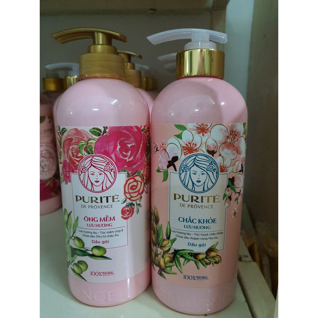 Dầu gội Purite by Provence hoa hồng 600ml