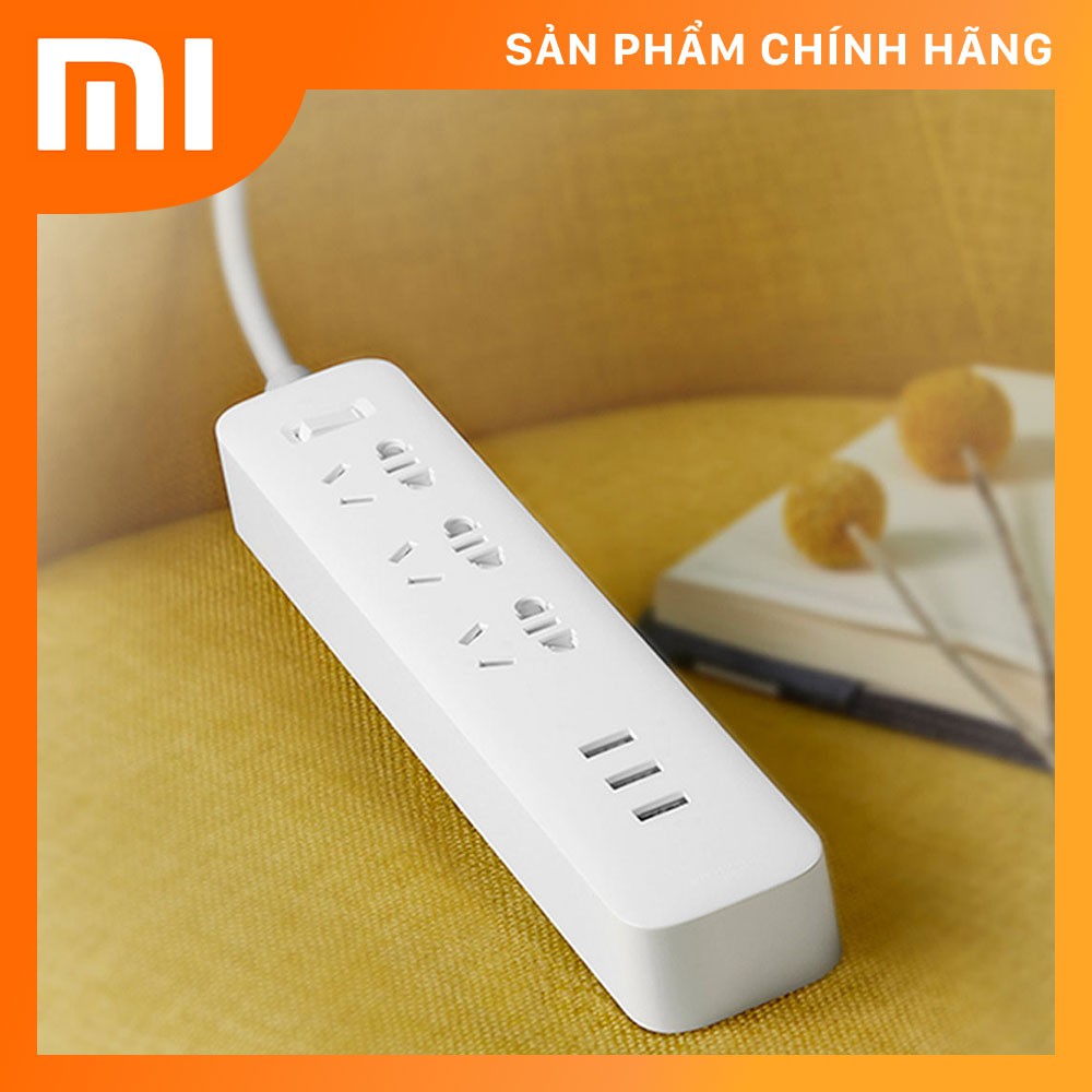 Ổ cắm điện Xiaomi kèm 3 cổng sạc USB
