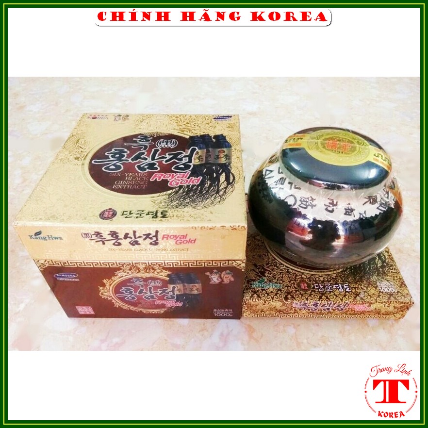 Cao hắc sâm Kanghwa hàn quốc, hũ 1kg - Cao sâm hàn quốc tăng thể lực, giảm lão hóa, phòng ung thư - tranglinhkorea