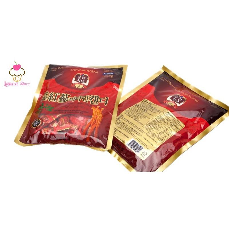 [HCM]Kẹo Hồng Sâm Vitamin Hàn Quốc Gói 200 Gram
