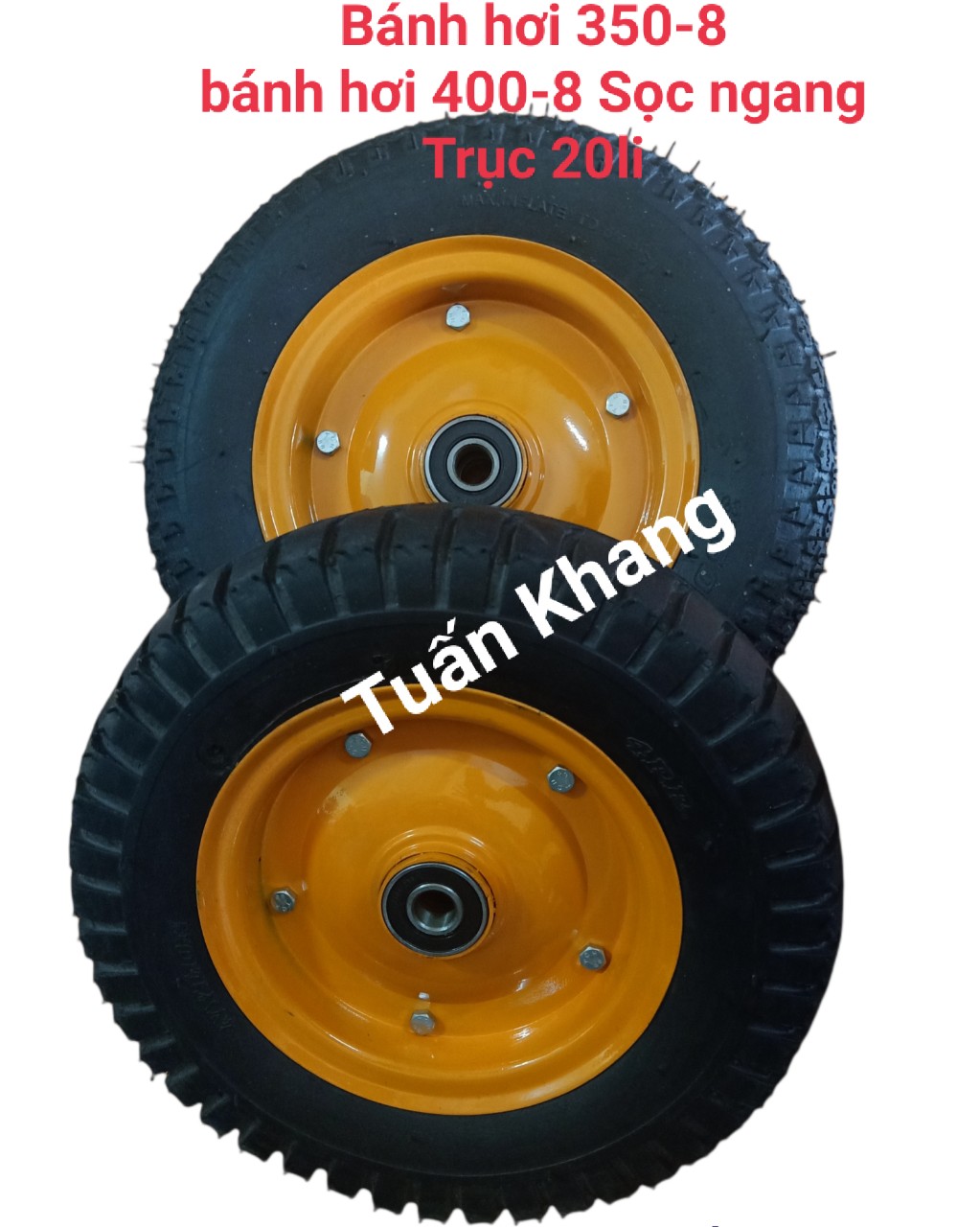 Bánh xe rùa , xe đẩy hàng , bơm hơi 38cm