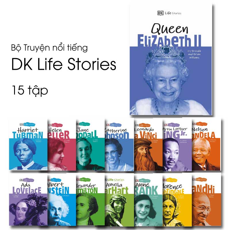 Truyện Tiếng Anh  DK Life Stories 15 cuốn