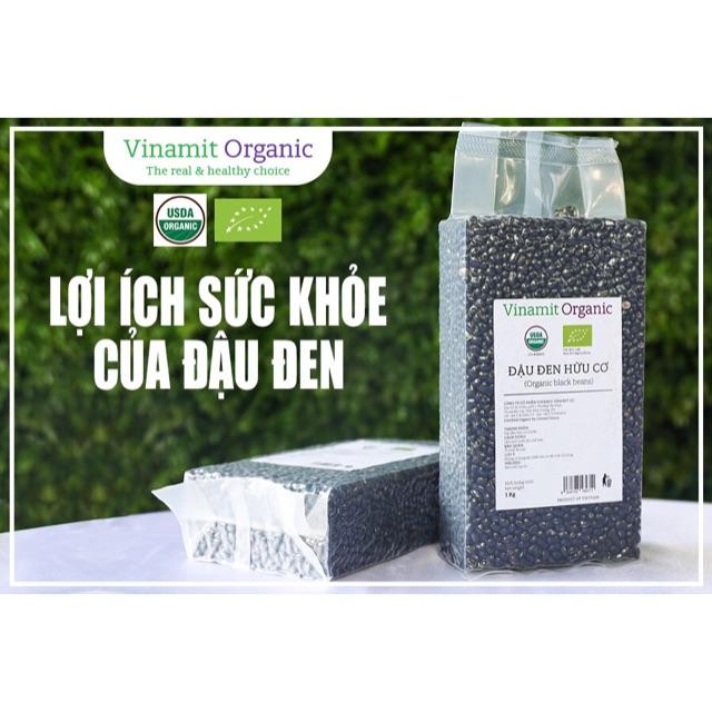 Đậu đen xanh lòng hữu cơ Vinamit 1kg