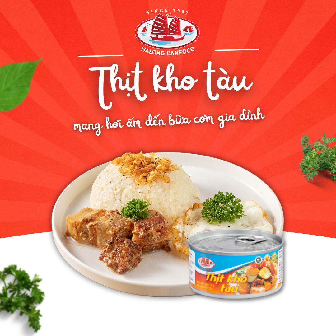 Thịt kho tàu 175g - Đồ Hộp Hạ Long