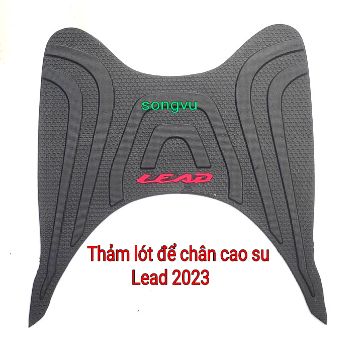 Thảm lót cao su để chân xe Lead các đời