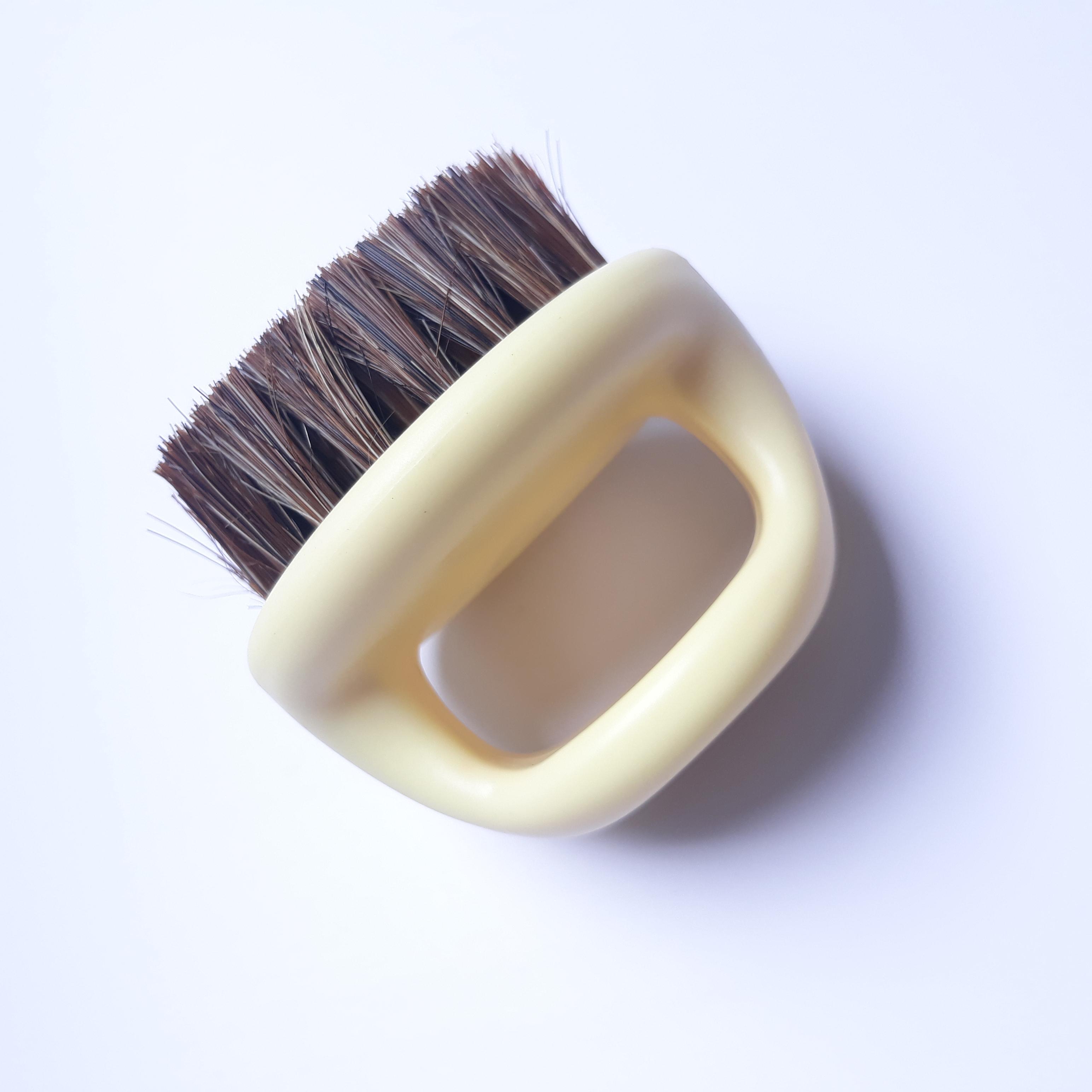 Chổi Phủi Tóc, Phủi Tóc Nhẫn Barber - trắng