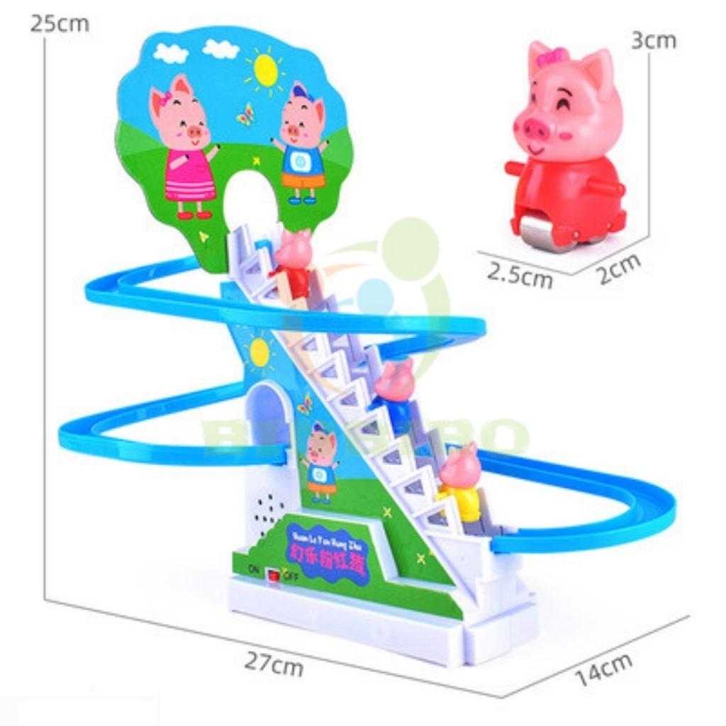 Heo peppa leo cầu thang cực vui nhộn cho bé