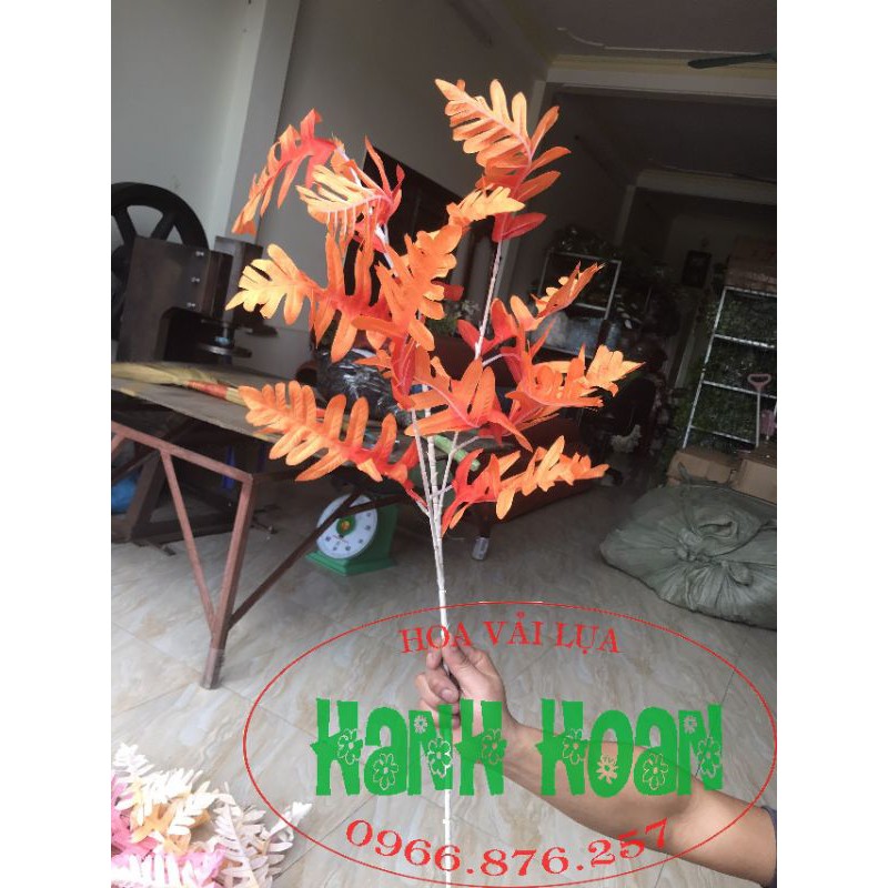 Cành lá dương xỉ vách núi dài 1m- Cây hoa giả