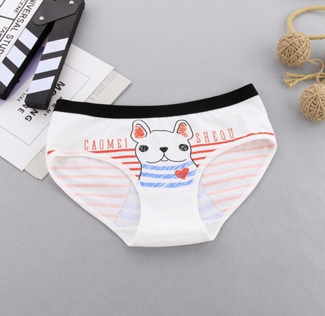 Combo 4 Quần Lót Cún Pug Dễ Thương 🐶