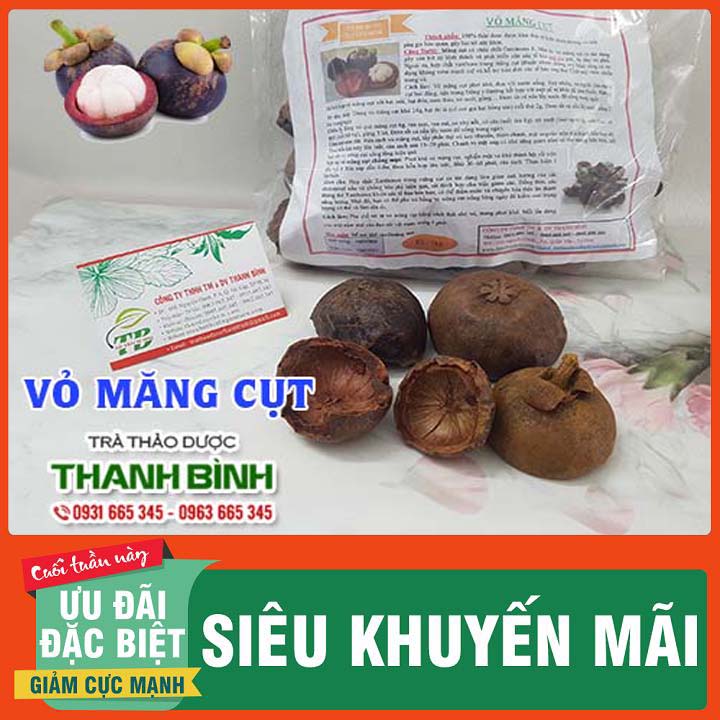 Vỏ măng cụt khô 1kg - hàng công ty chất lượng
