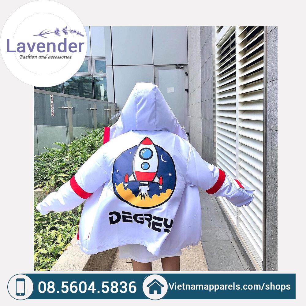 Áo gió Unisex Degrey chất gió dày hàng đẹp
