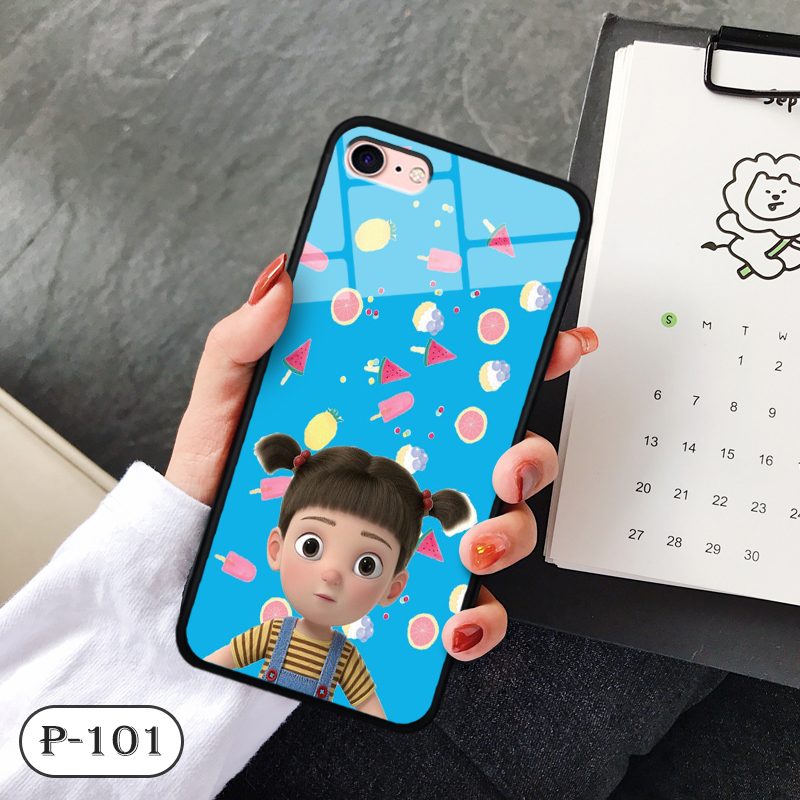 Ốp kính 3D cute IPHONE 7
