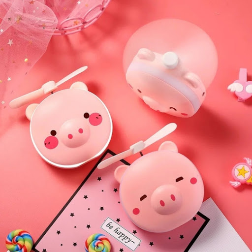 Gương Soi Kiêm Đèn Led Kèm Quạt