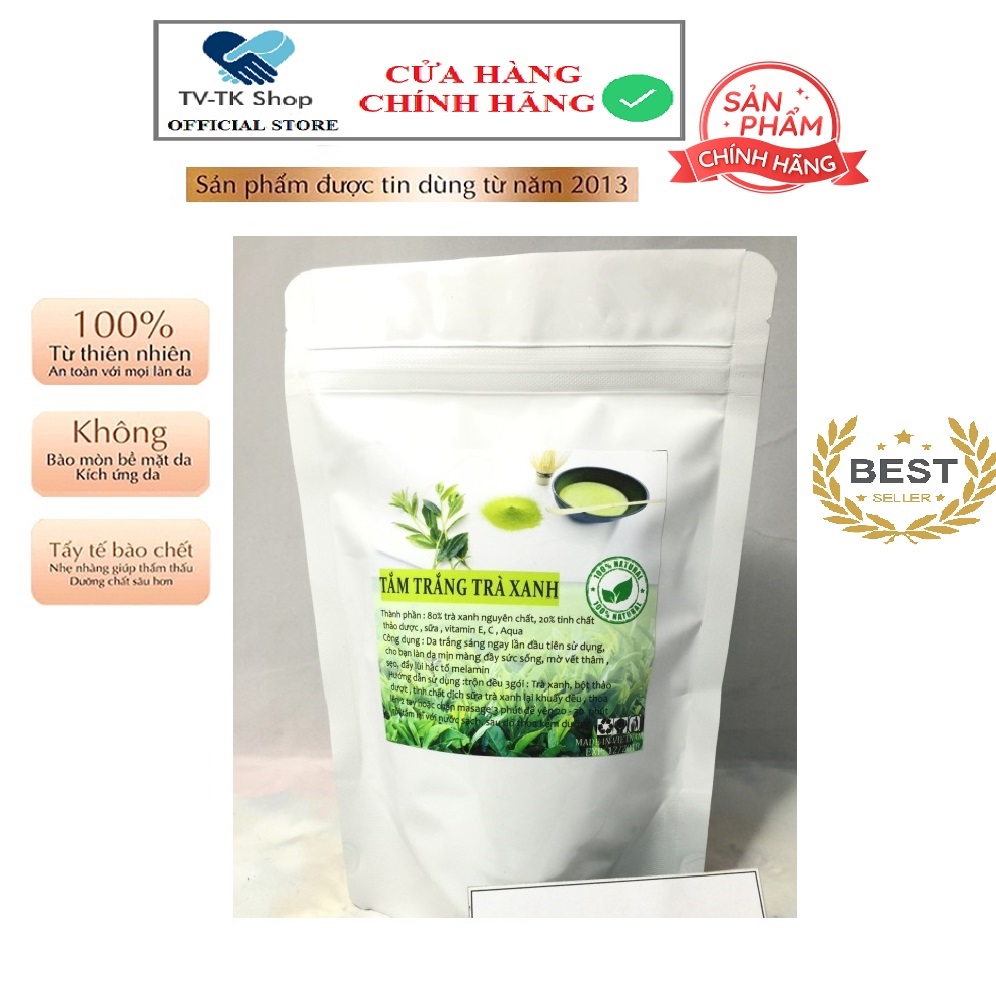 Tắm Trắng Trà Xanh Body Toàn Thân Từ Thiên Nhiên Giúp Trắng Da Mịn Da Tẩy Tế Bào Chết Mờ Thâm - Mẫu mới