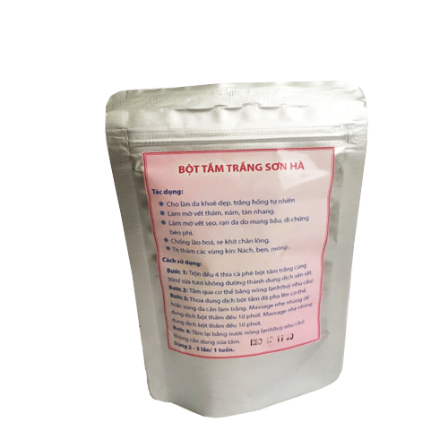 Bột tắm trắng Thảo Dược của Đông Y Sơn Hà