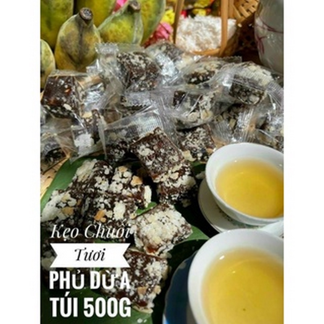 Kẹo Chuối Cơm Dừa - Siêu Ngon 100G