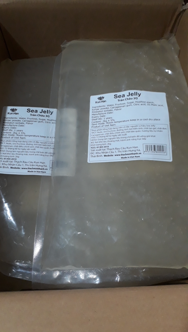 Trân châu trắng 3Q sea jelly  gói 2kg