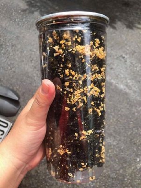 Rong Biển Cháy Tỏi Lon Pet 100G