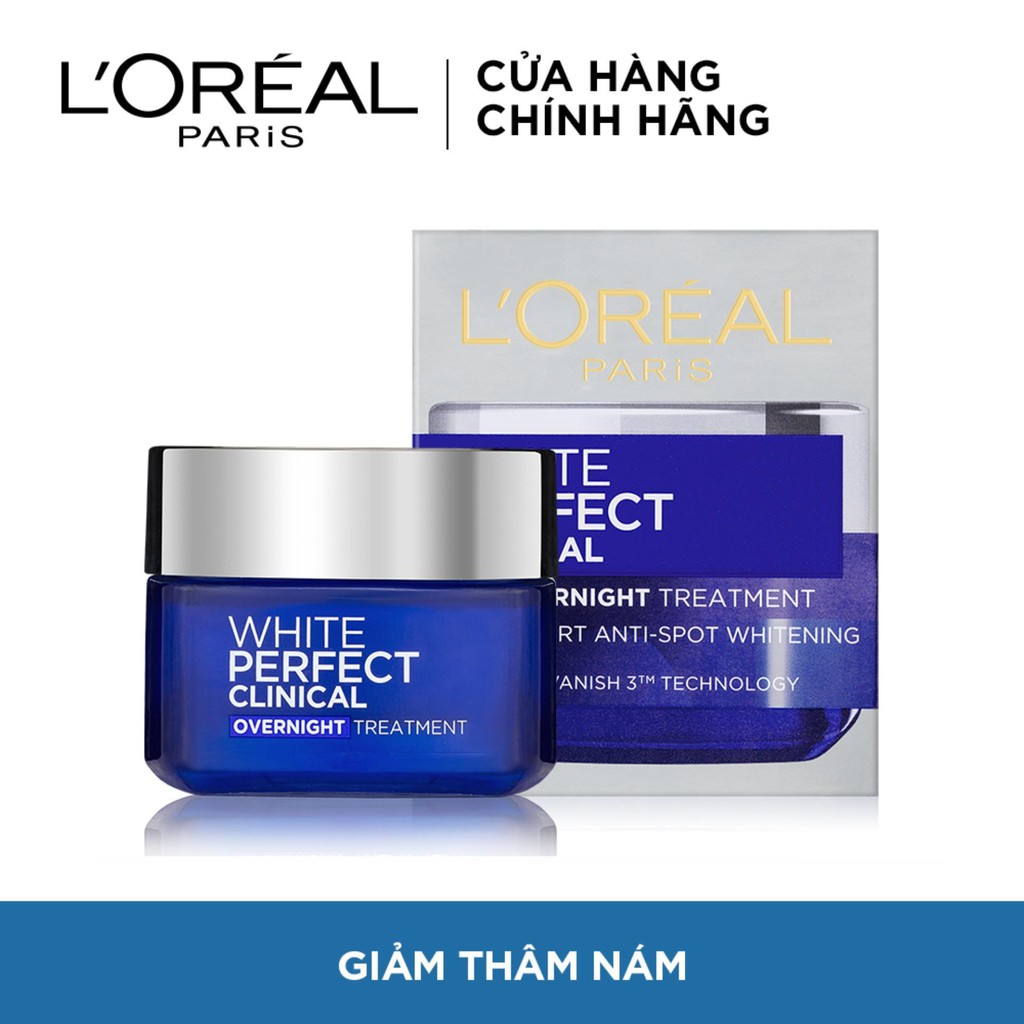 Kem Loreal White perfect clinical thâm nám đêm 50ml