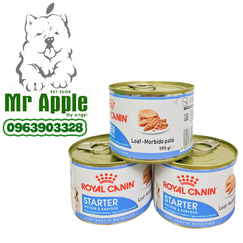 Thức ăn Pate dành cho chó mẹ mang thai, cho con bú và chó con đang cai sữa (Royal Canin Starter Mousse)-195G - TARCD037