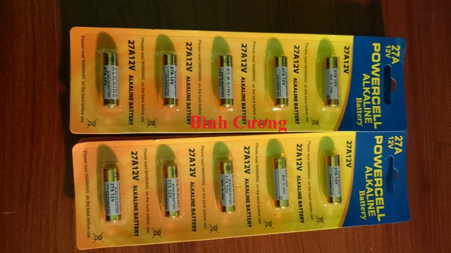 Vỉ 5 Pin Alkaline 12V 27A
